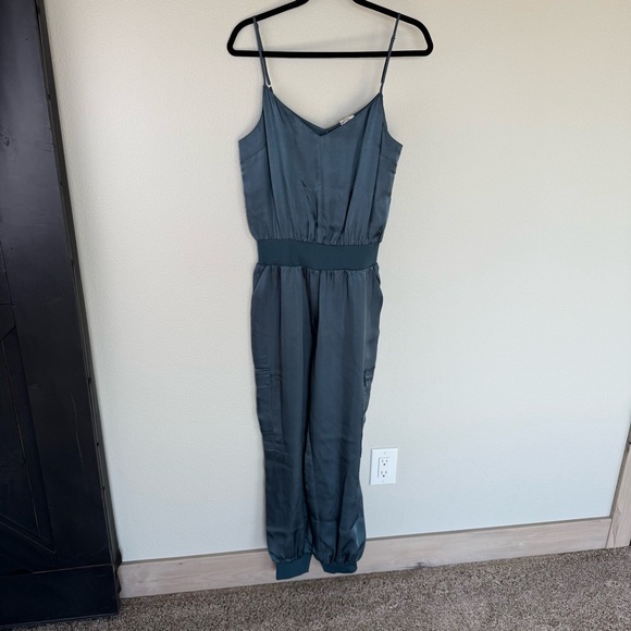 Cinq a Sept Amia Twill Jumpsuit Blue Business Casual Evening Party Women’s - Picture 2 of 14